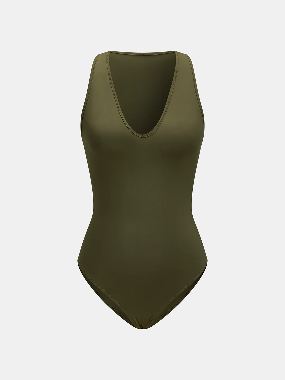 V Neck Sleeveless Bodysuit & Maxi Skirt Set - Image 2