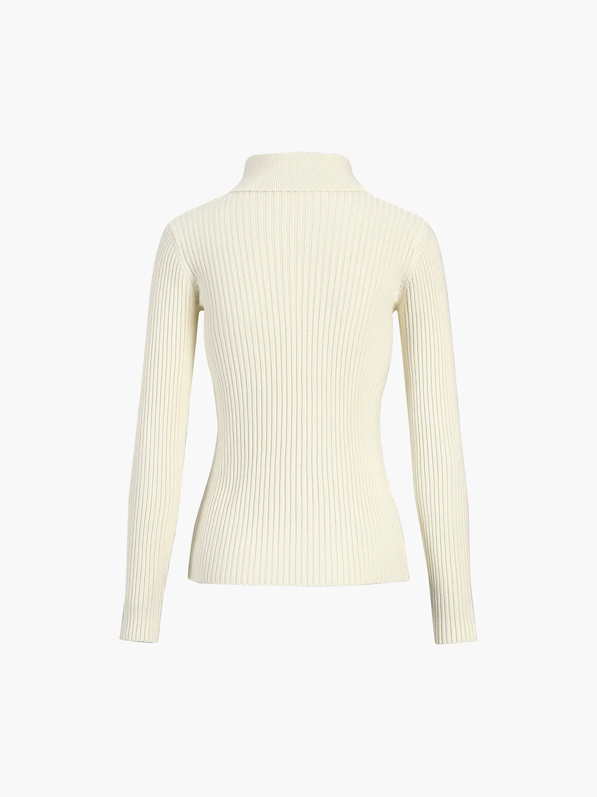 Vanilla Polo Long Sleeve Knit Top - Image 6