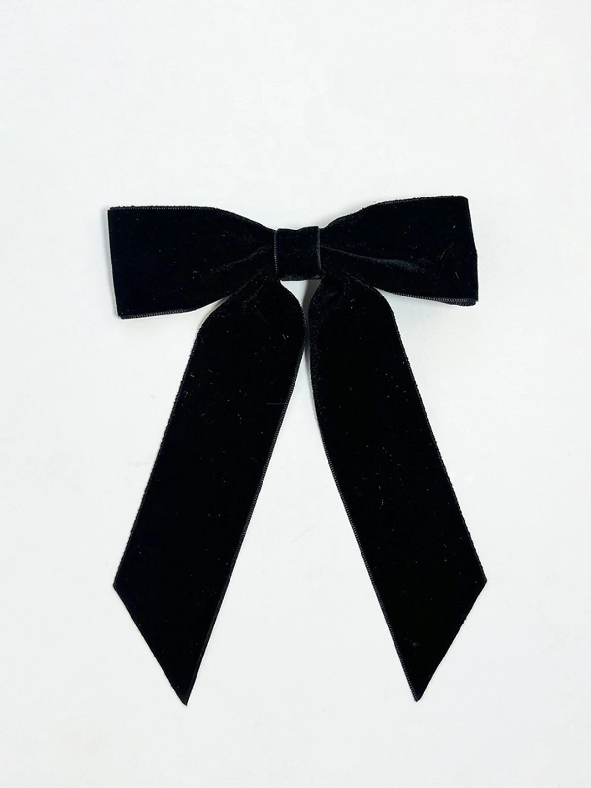 Velvet Bow Hair Clip - Image 4