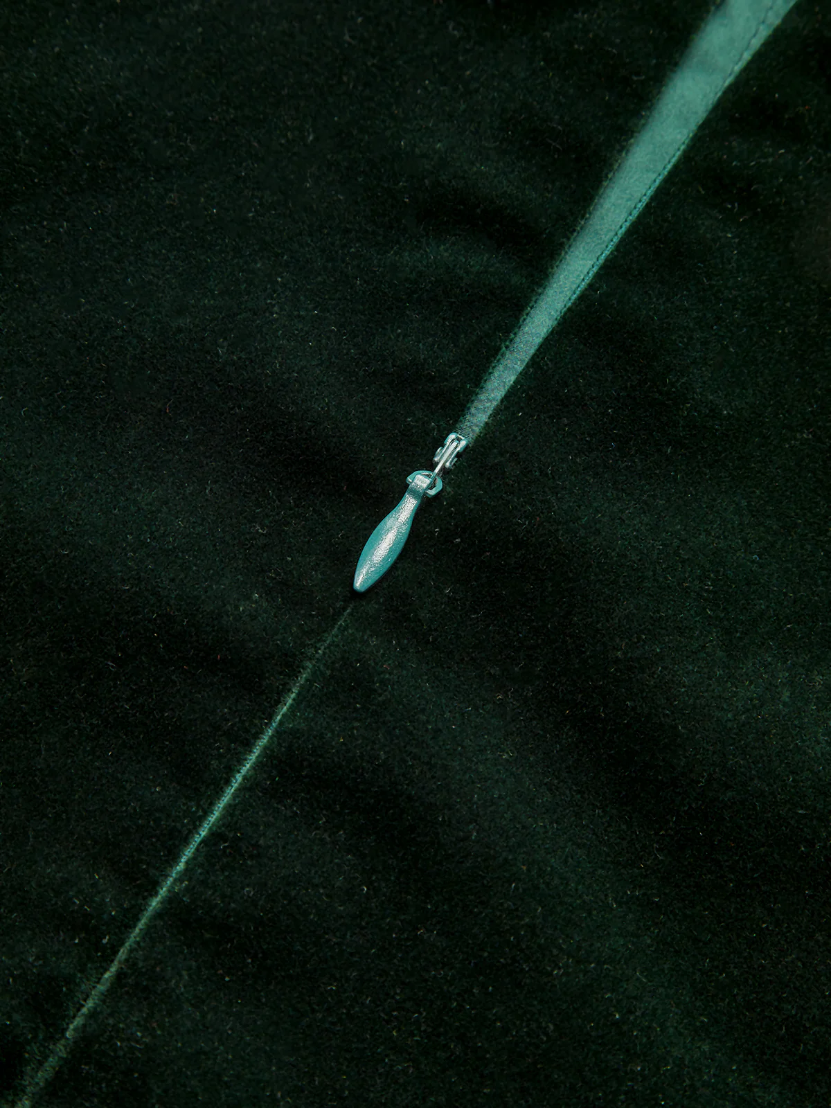 Velvet Cross Halter Mini Dress - Image 3