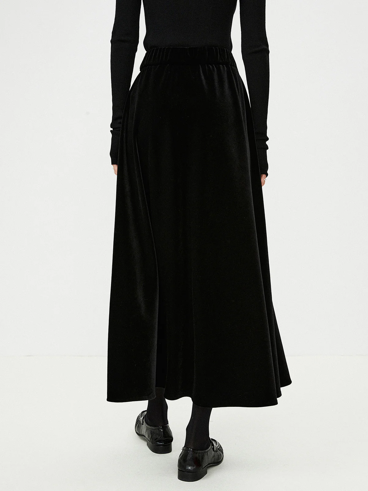 Velvet Flowy Skirt - Image 6