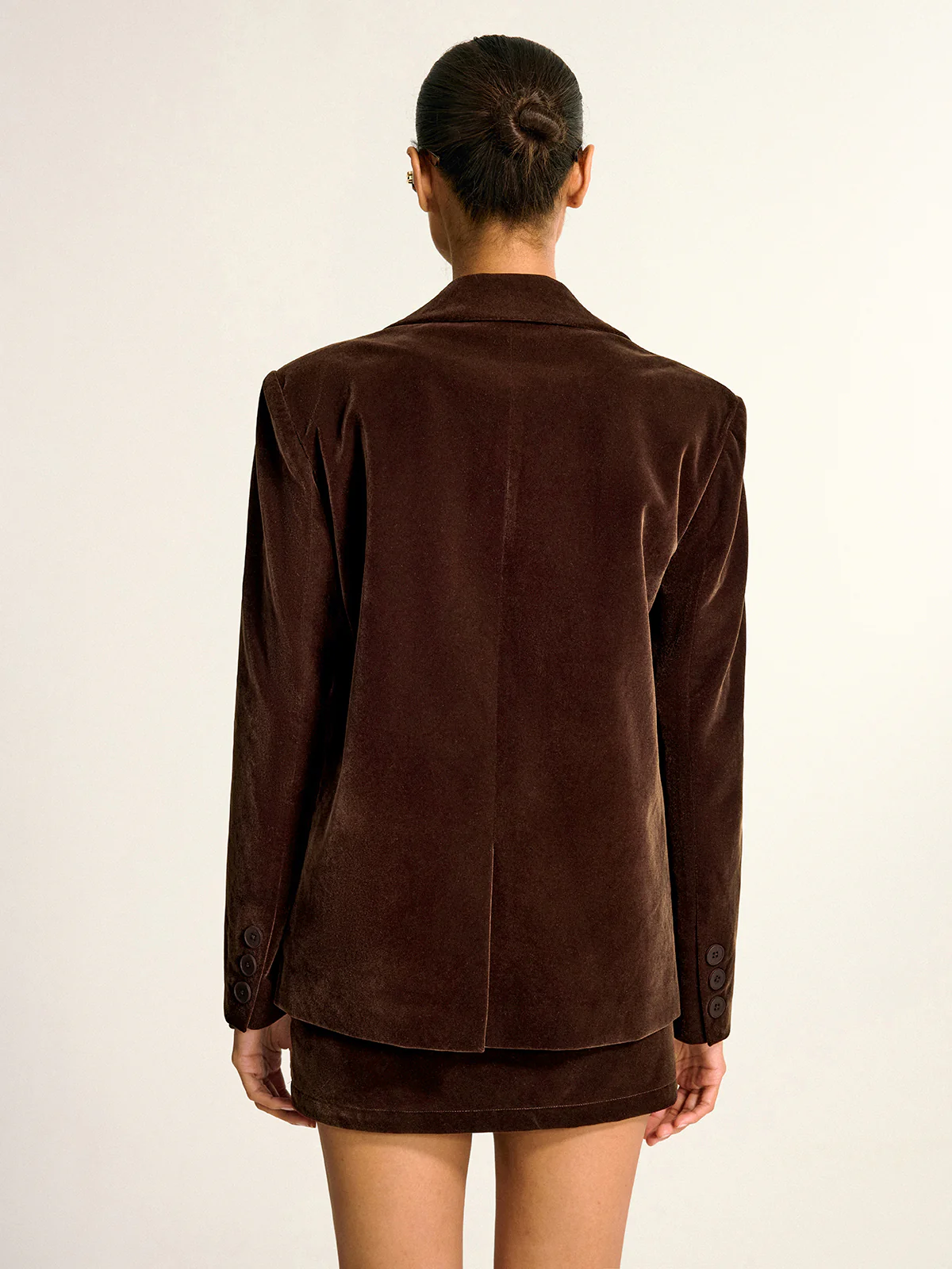 Velvet Shawl Collar Blazer - Image 6