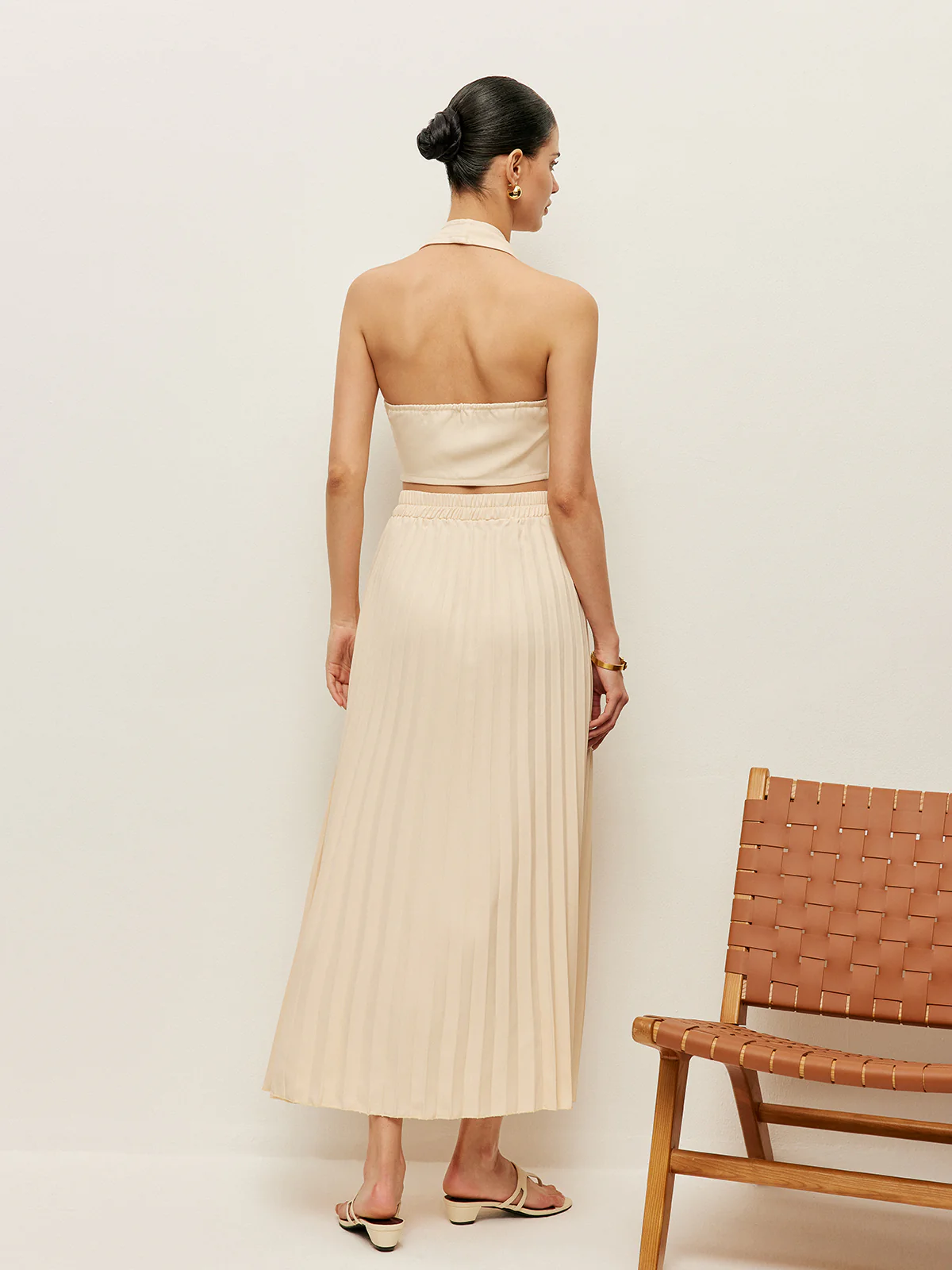Vest With Pleated Skirt Set - Image 7