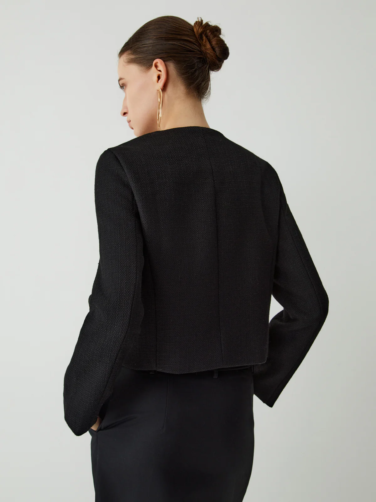 Vintage Button Tweed Jacket - Image 4