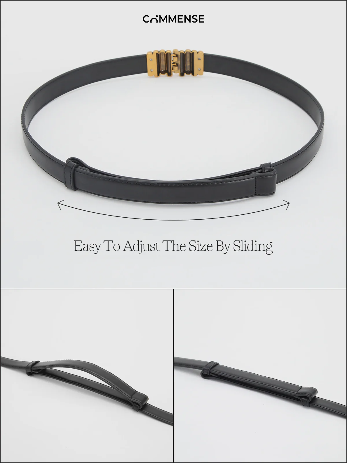 Vintage Faux Leather Belt - Image 2