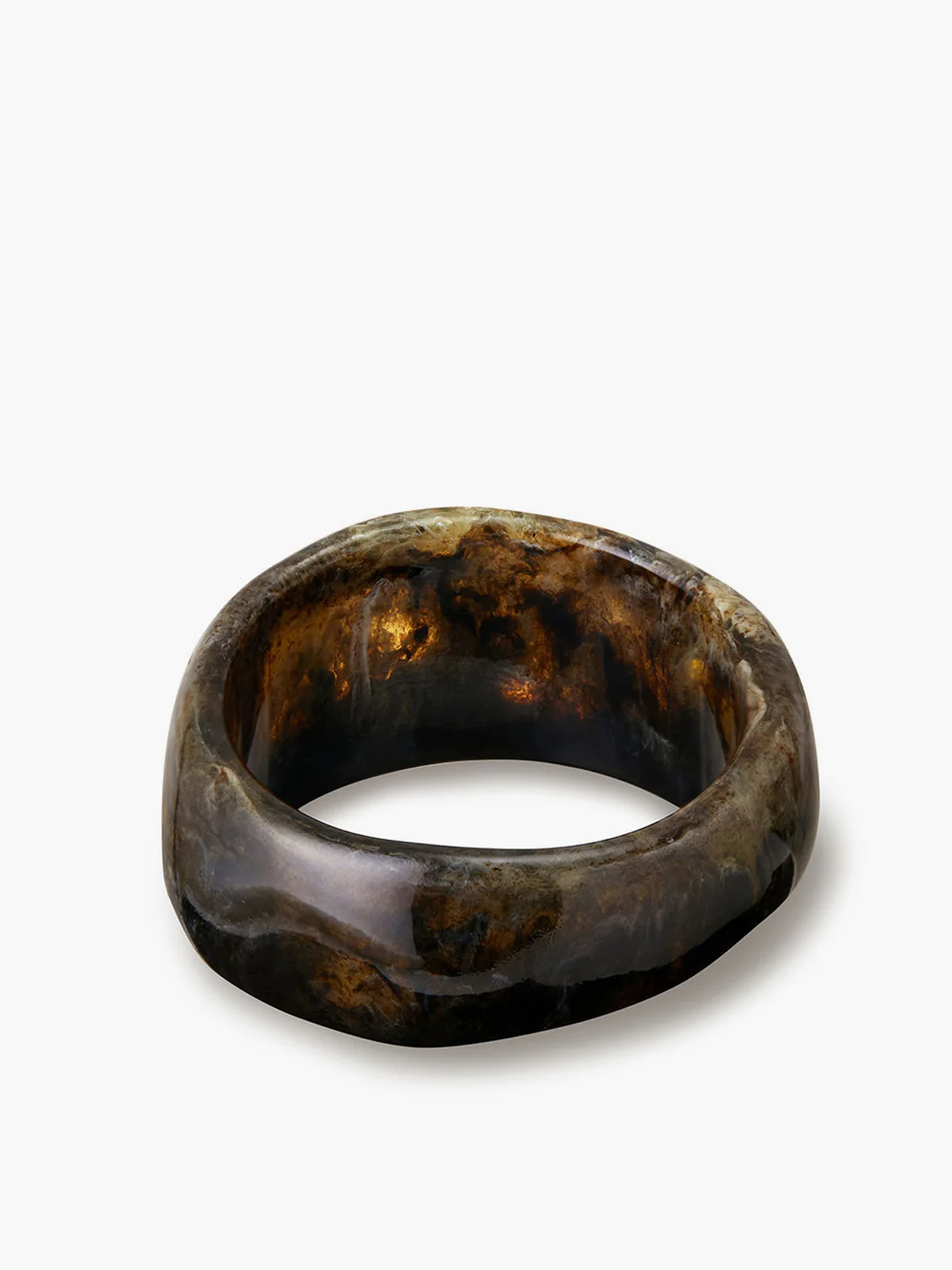 Vintage-Inspired Translucent Resin Bracelet - Image 3