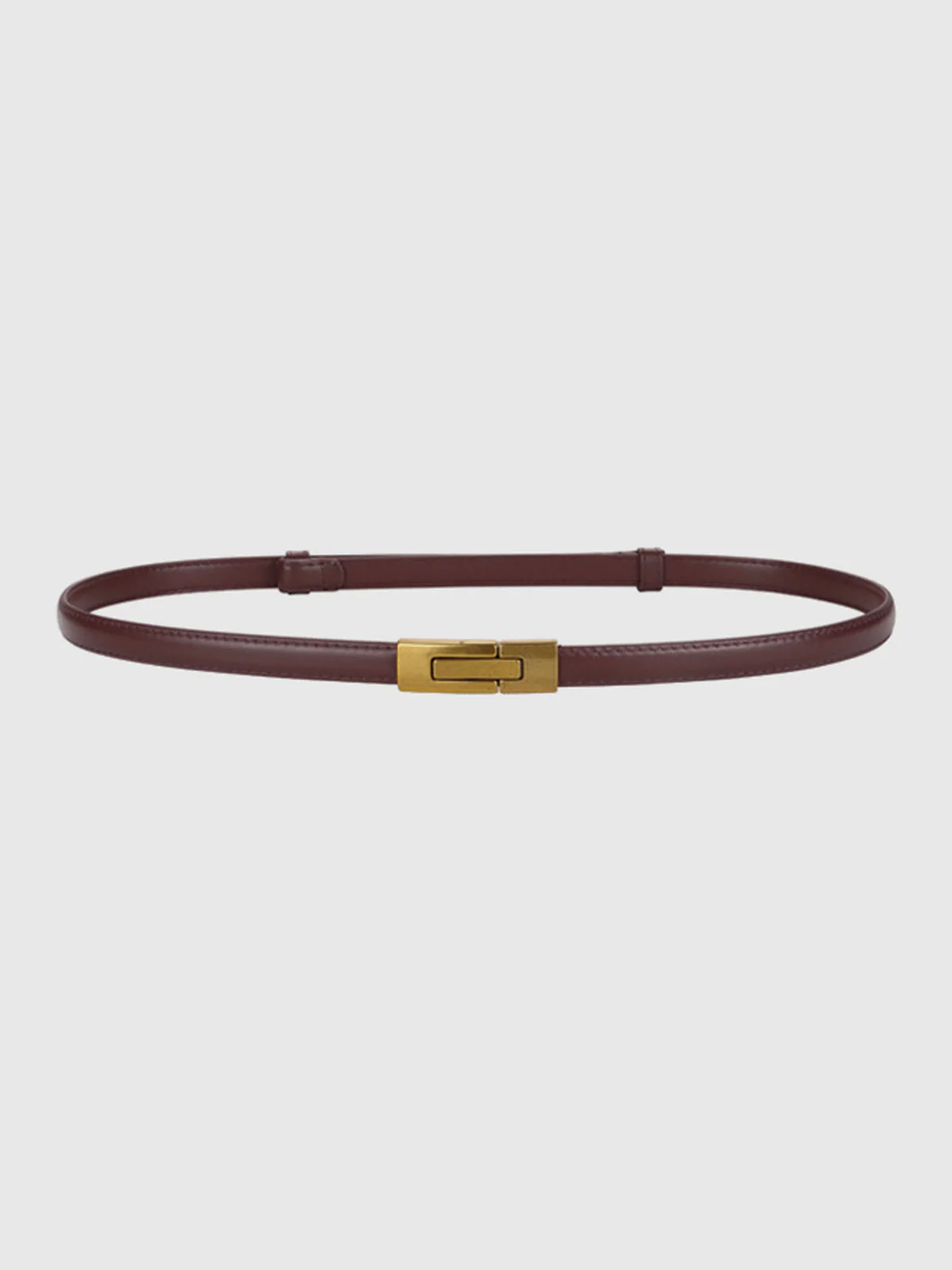 Vintage Magnet Closure Slim Belt