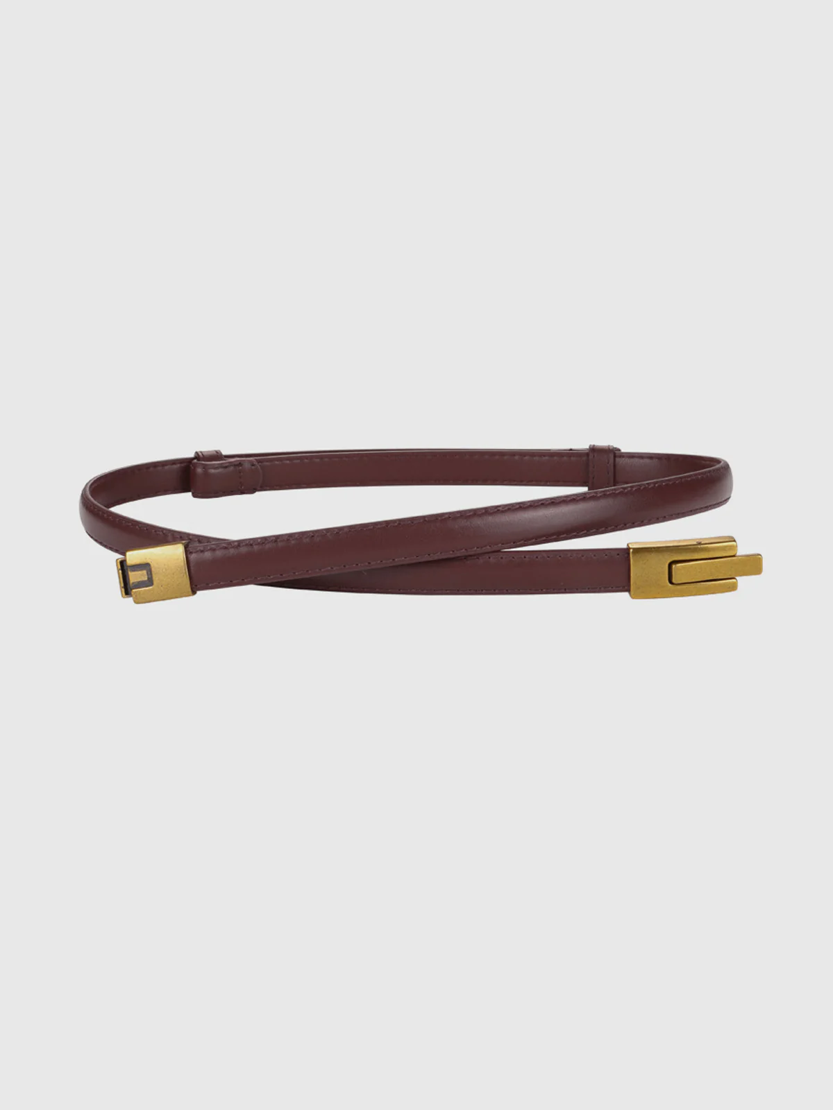 Vintage Magnet Closure Slim Belt - Image 2