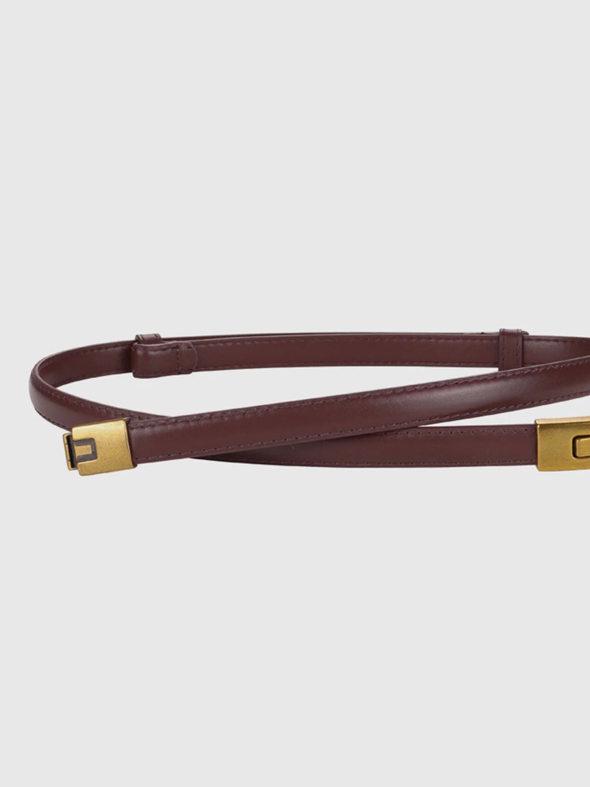 Vintage Magnet Closure Slim Belt - Image 3