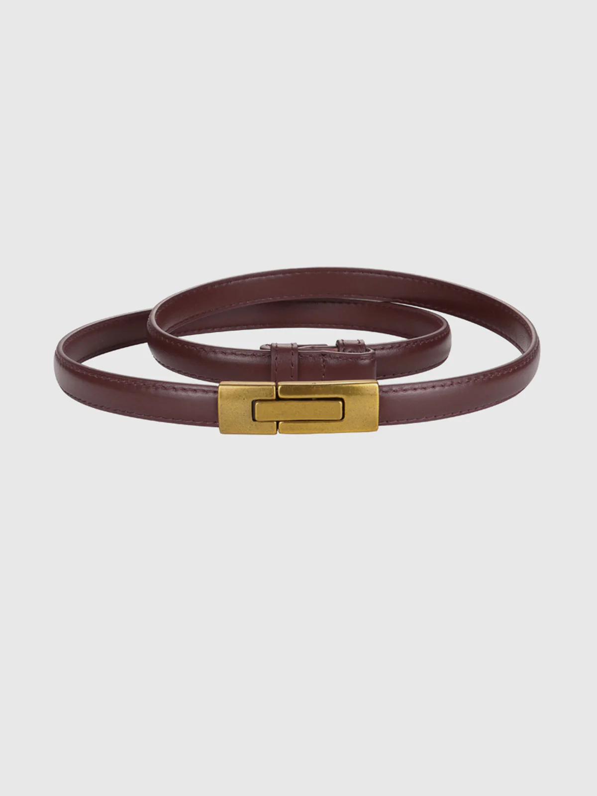 Vintage Magnet Closure Slim Belt - Image 4