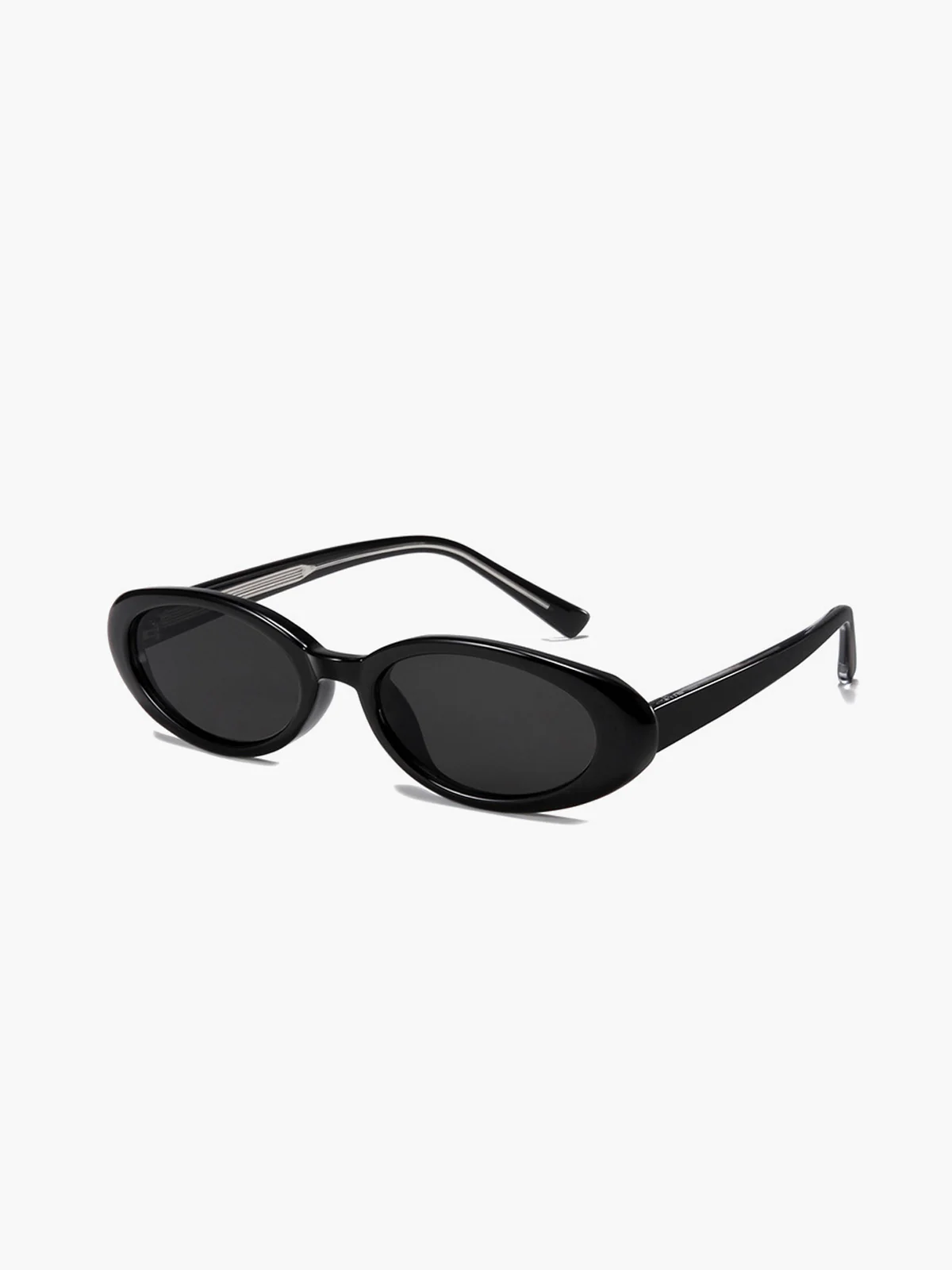 Vintage Oval Round Sunglasses - Image 2