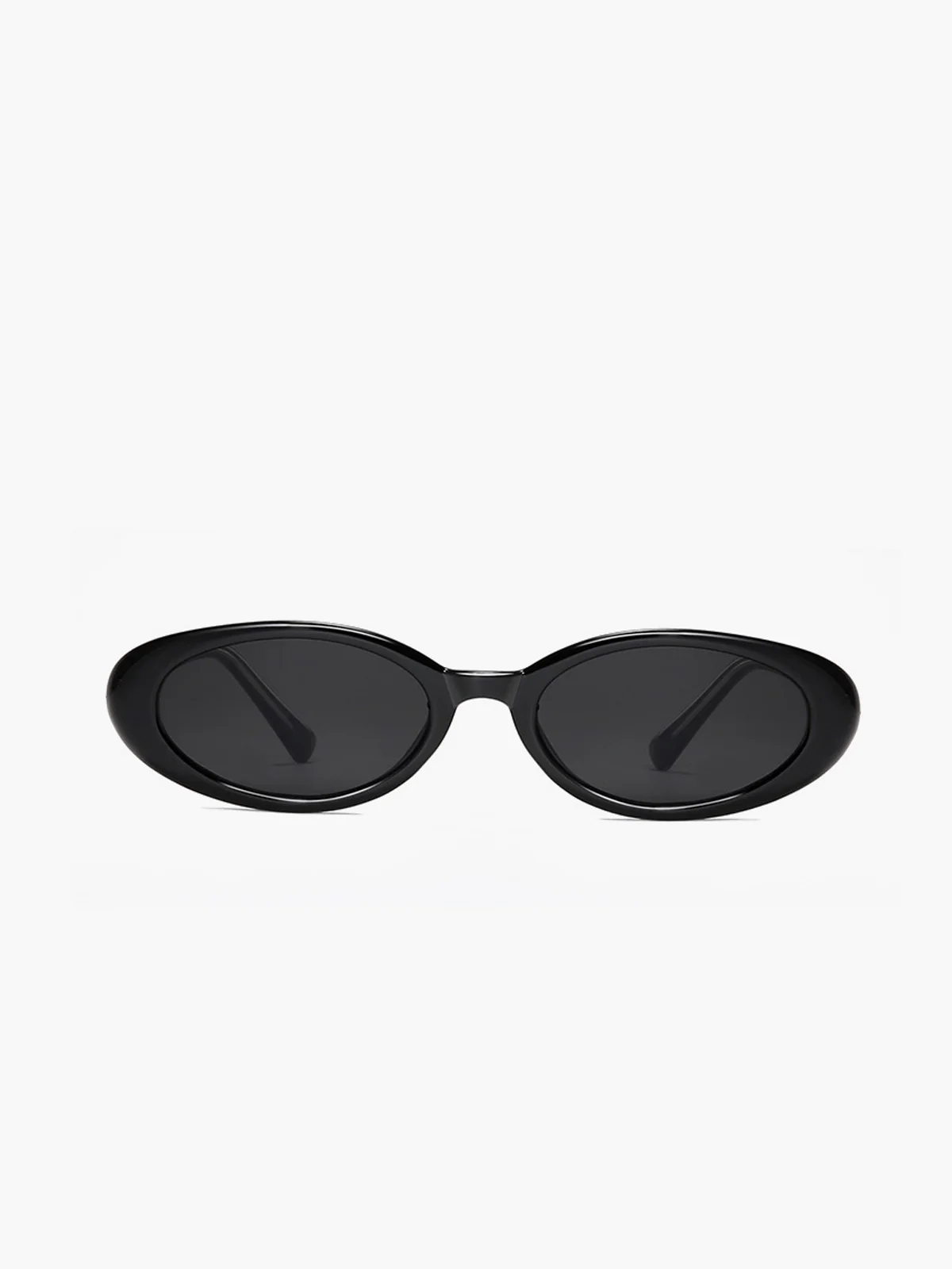 Vintage Oval Round Sunglasses - Image 4