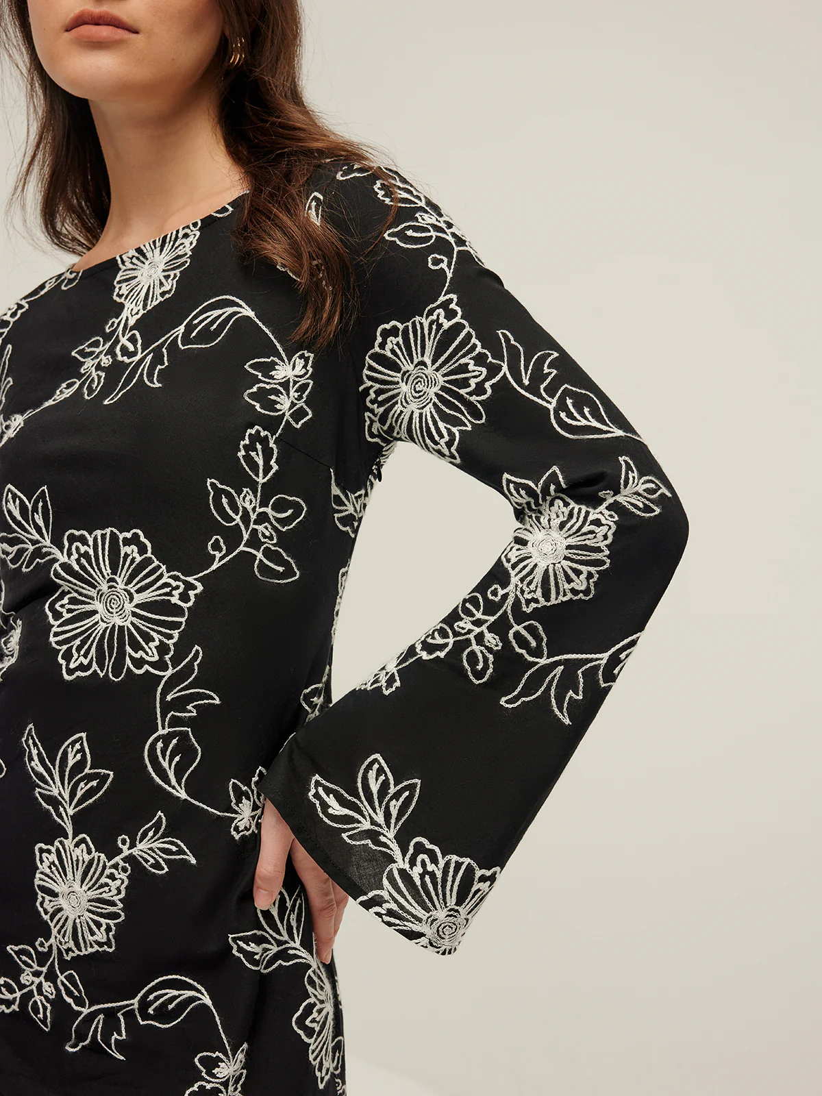 Vintage Pure Cotton Jacquard Dress - Image 2