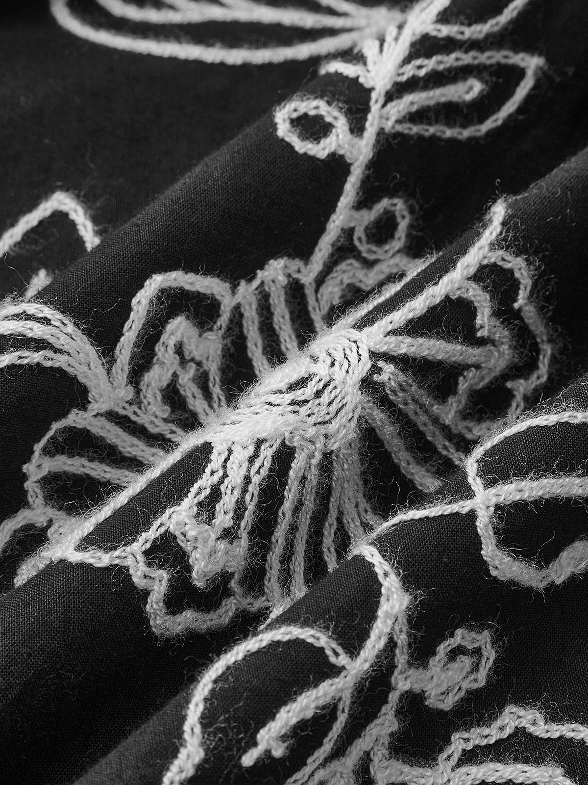Vintage Pure Cotton Jacquard Dress - Image 8