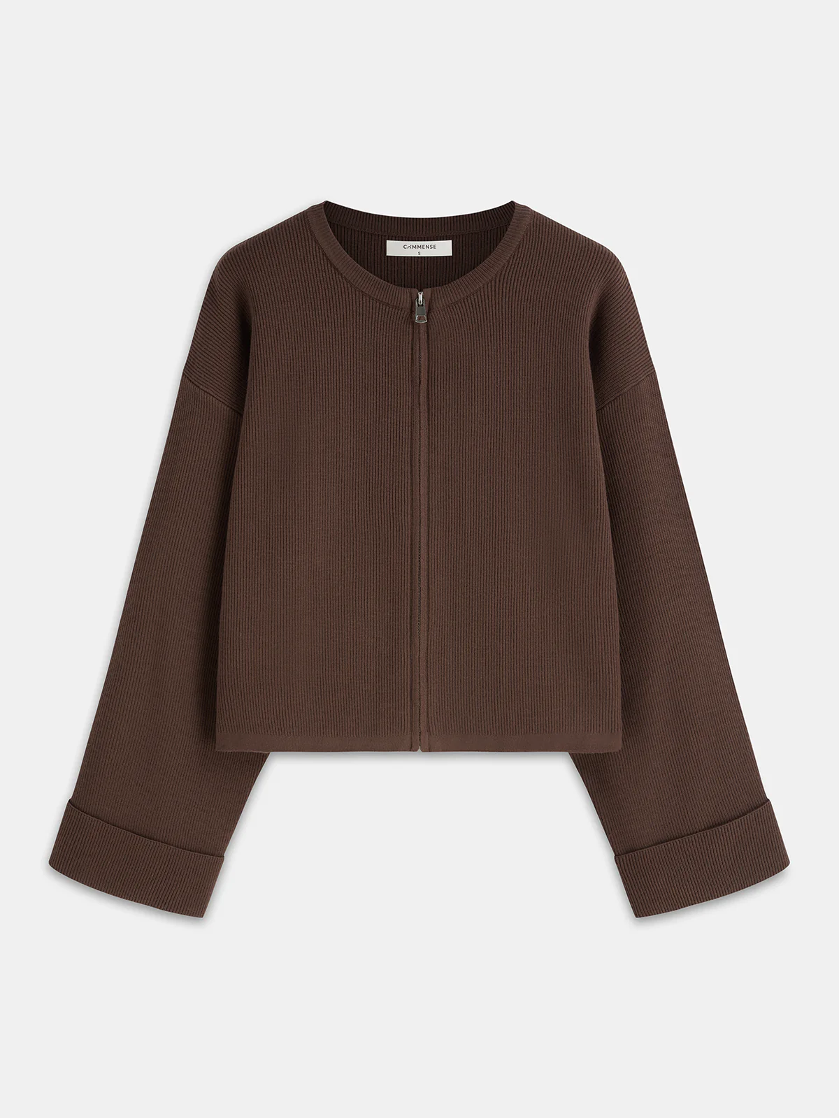 Waffle-Knit Zip-Front Pants Set - Image 2