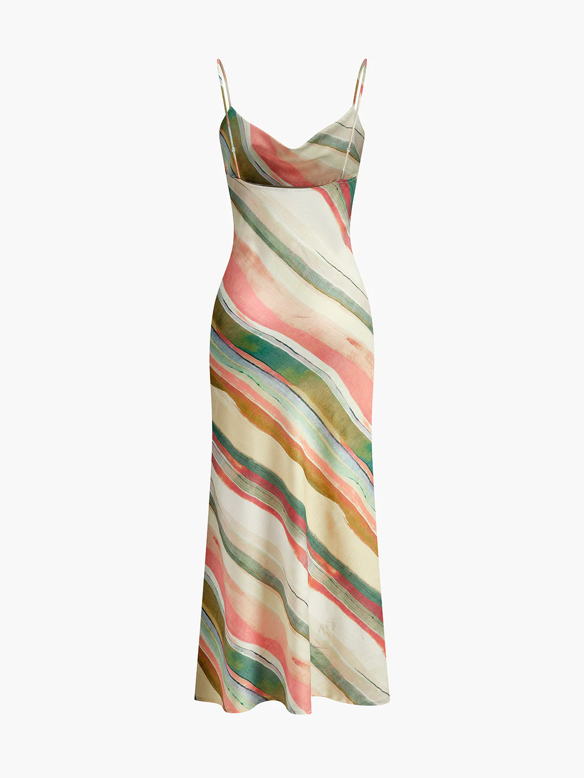 Watercolor Striped Cami Dress - Image 2