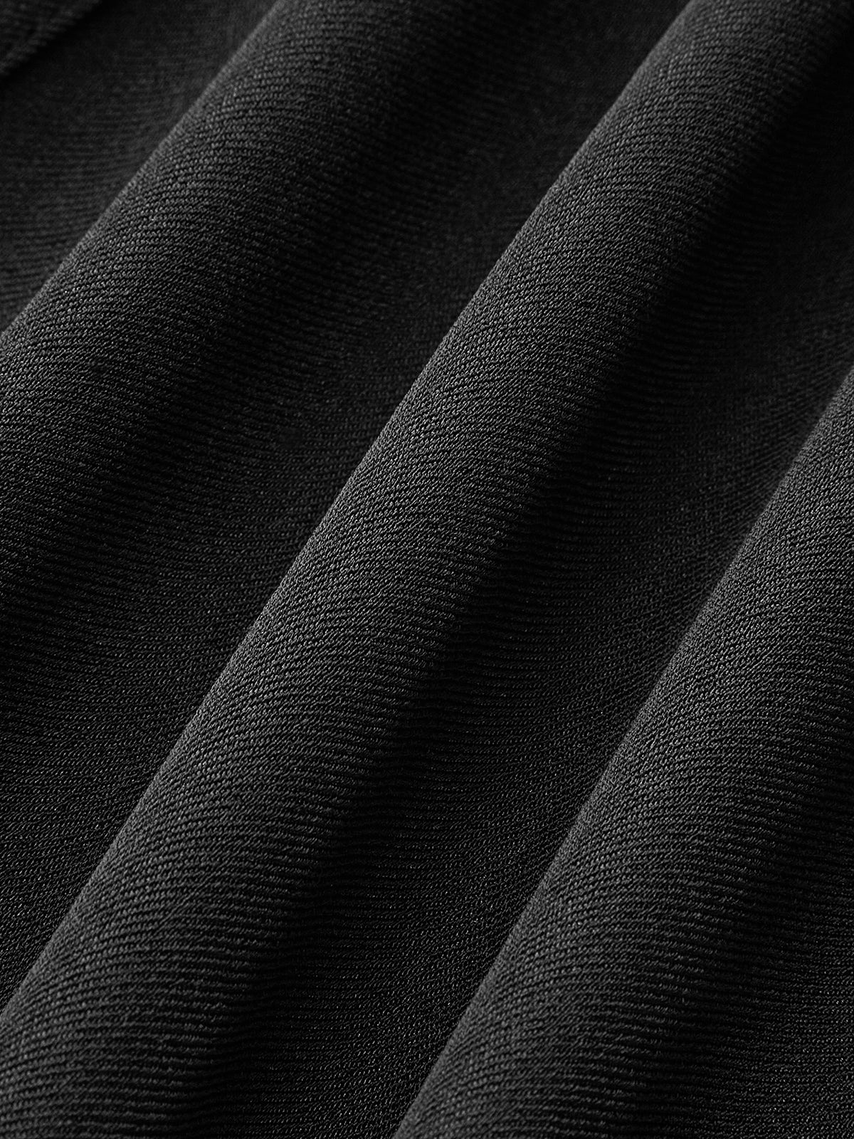 Wide Collar Button-Down Pleated Dress - Image 3