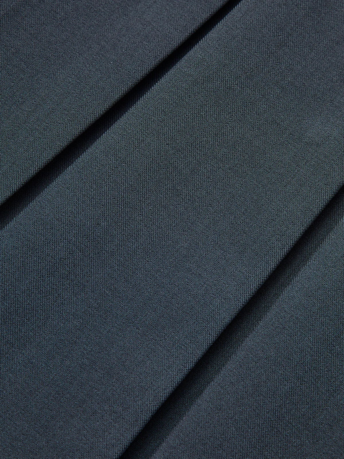 Wide Collar Detail Pleated Dress - Image 4
