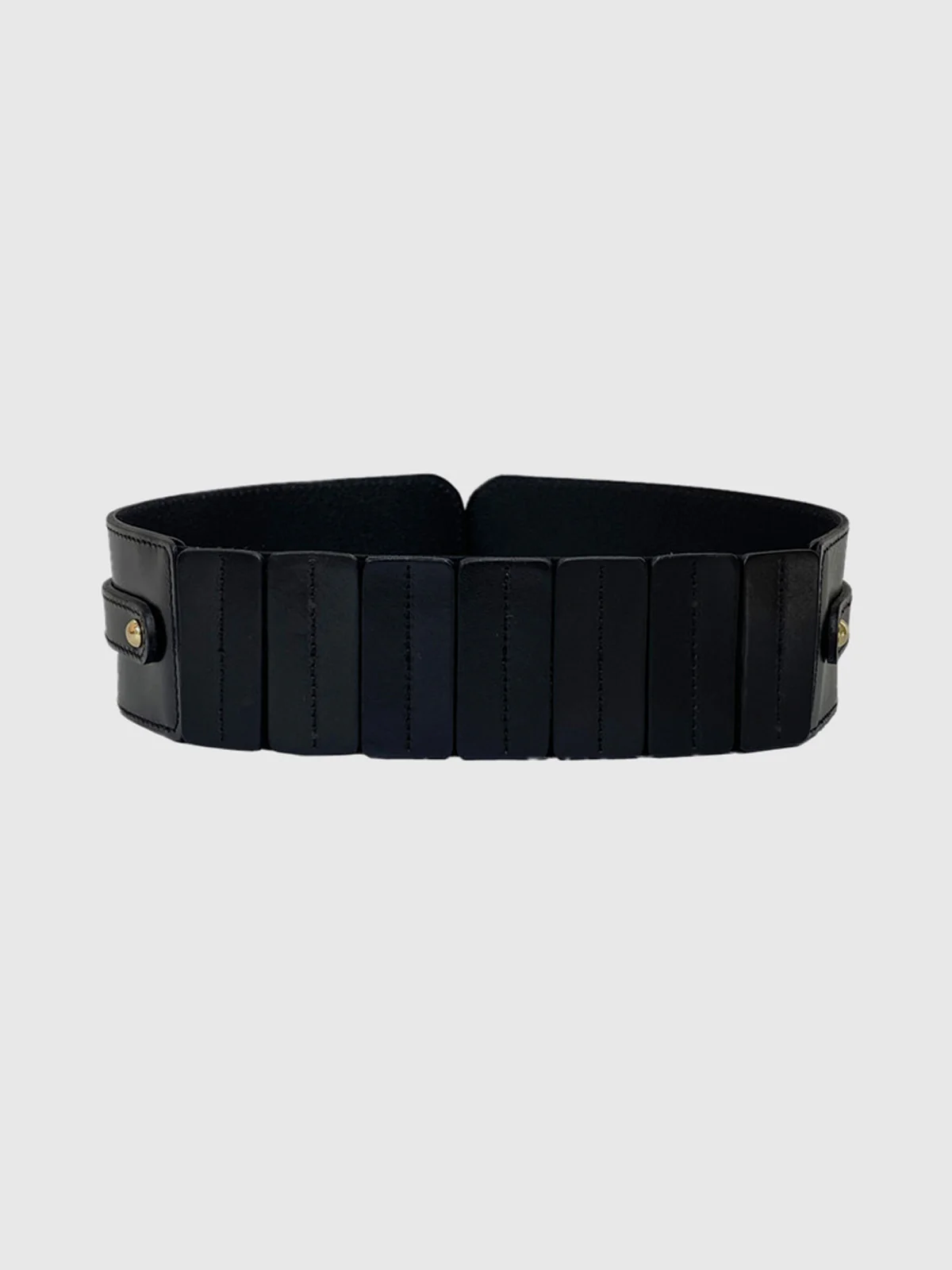 Wide Gold Buckle Belt - Image 2