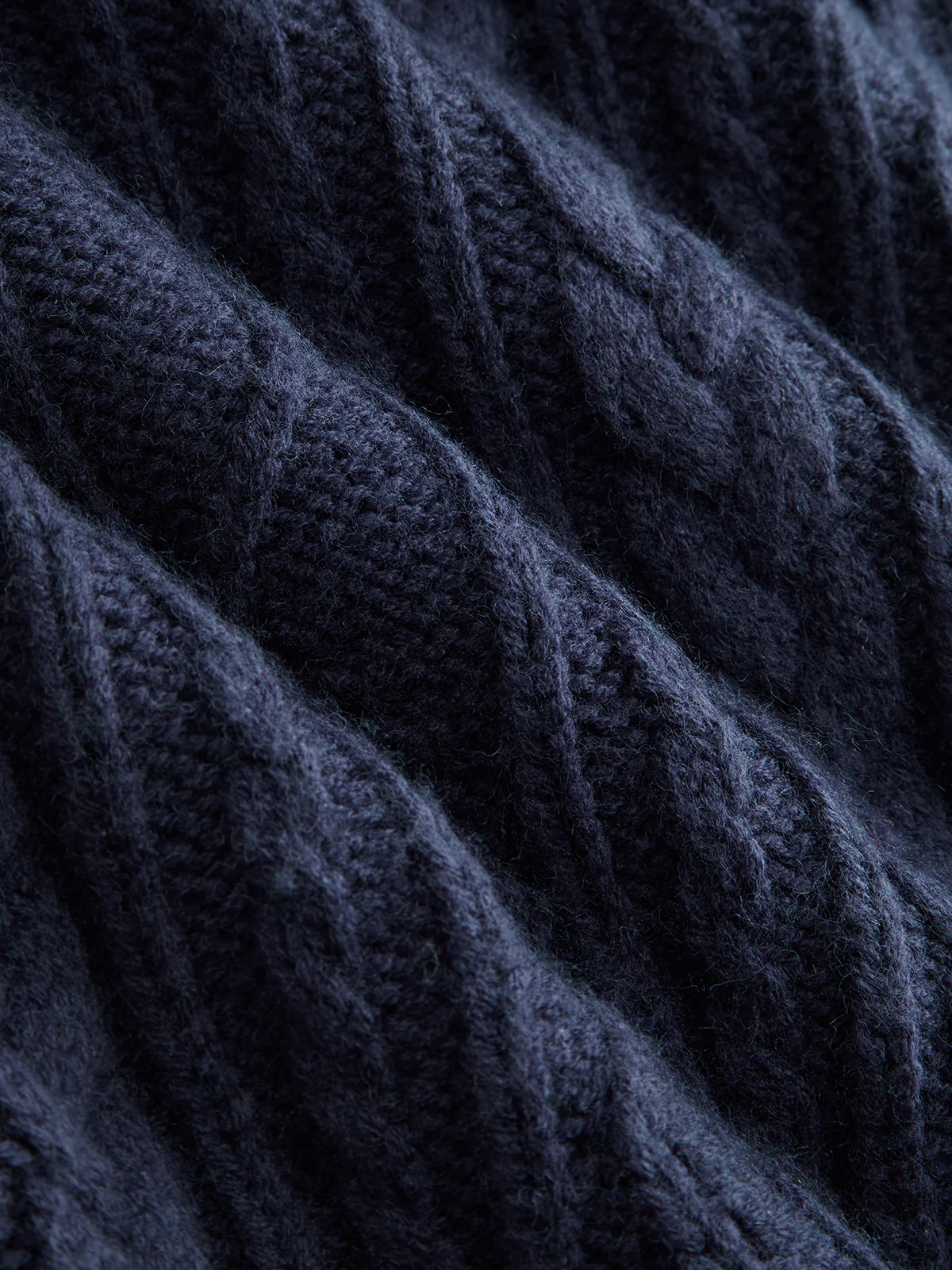 Wool-Blend Cable-Knit Waist-Defined Sweater - Image 3