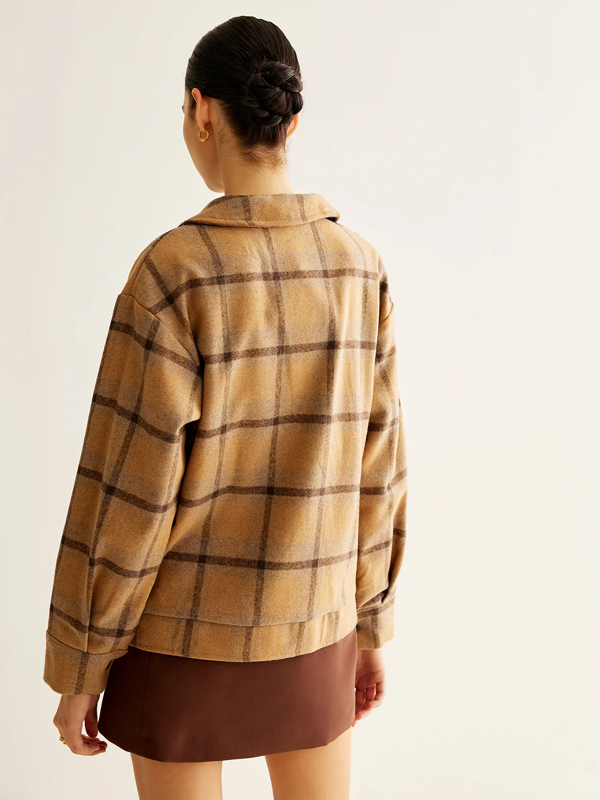 Wool-Blend Checked Jacket - Image 6
