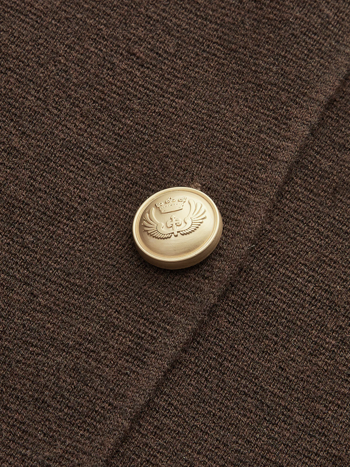 Wool Blend Metal Button Vest and Skirt Set - Image 8