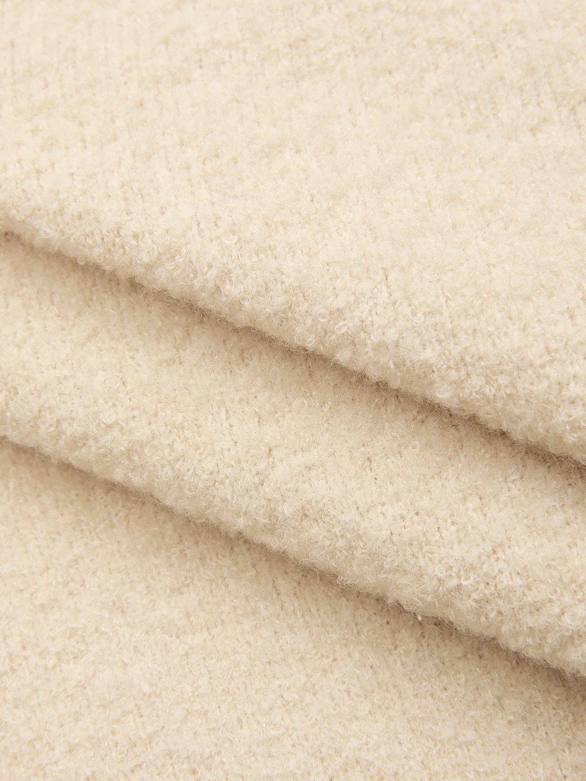 Wool-Blend Polo Knit Top & Midi Skirt Set - Image 7