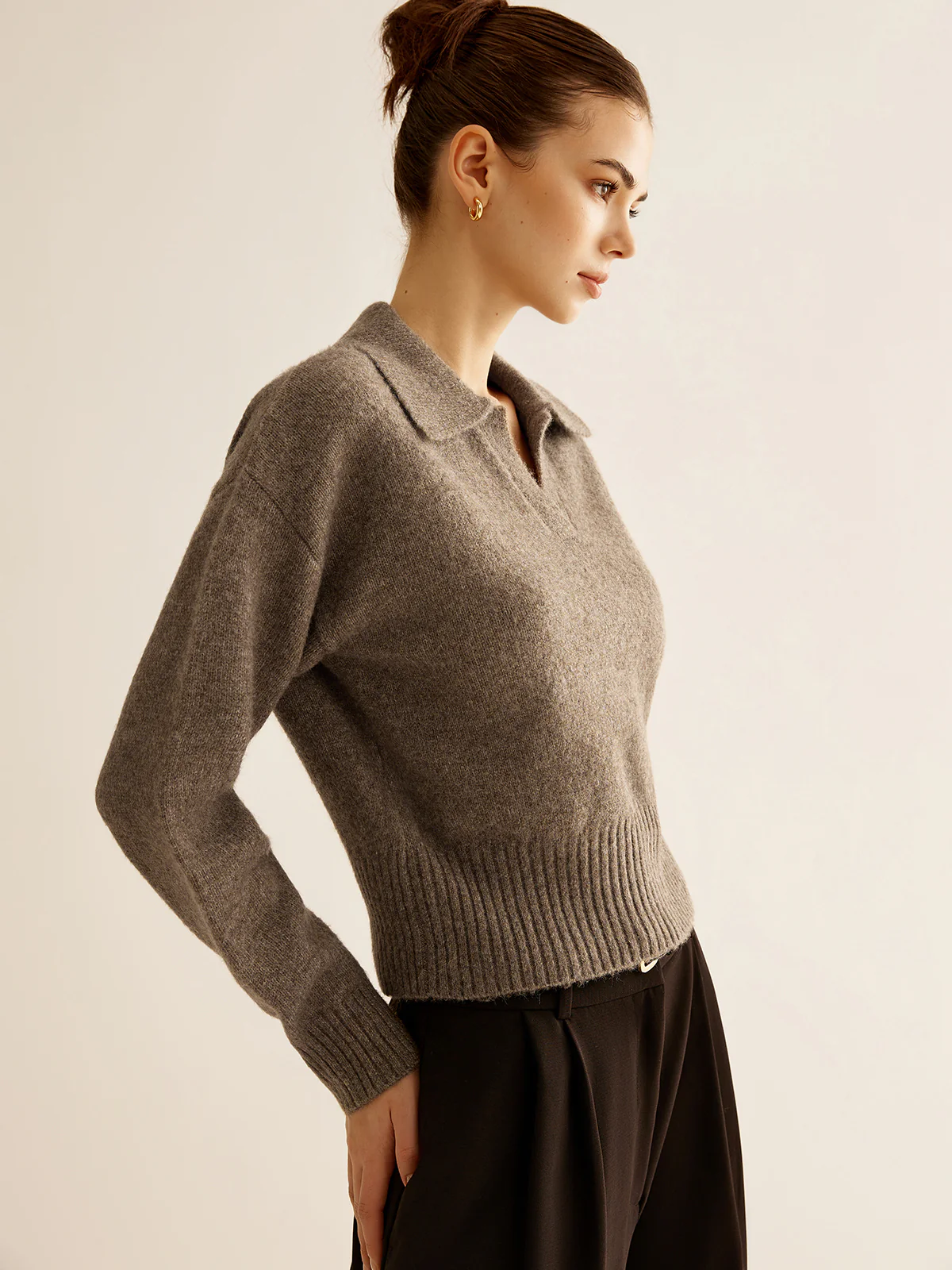 Wool-Blend Polo Sweater - Image 4