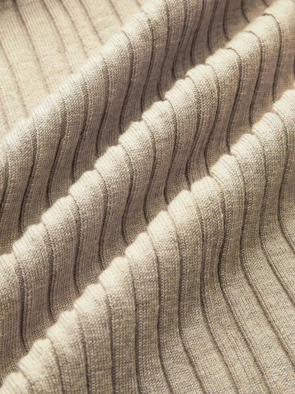 Wool Blend Ribbed Button Maxi Dress - Image 4