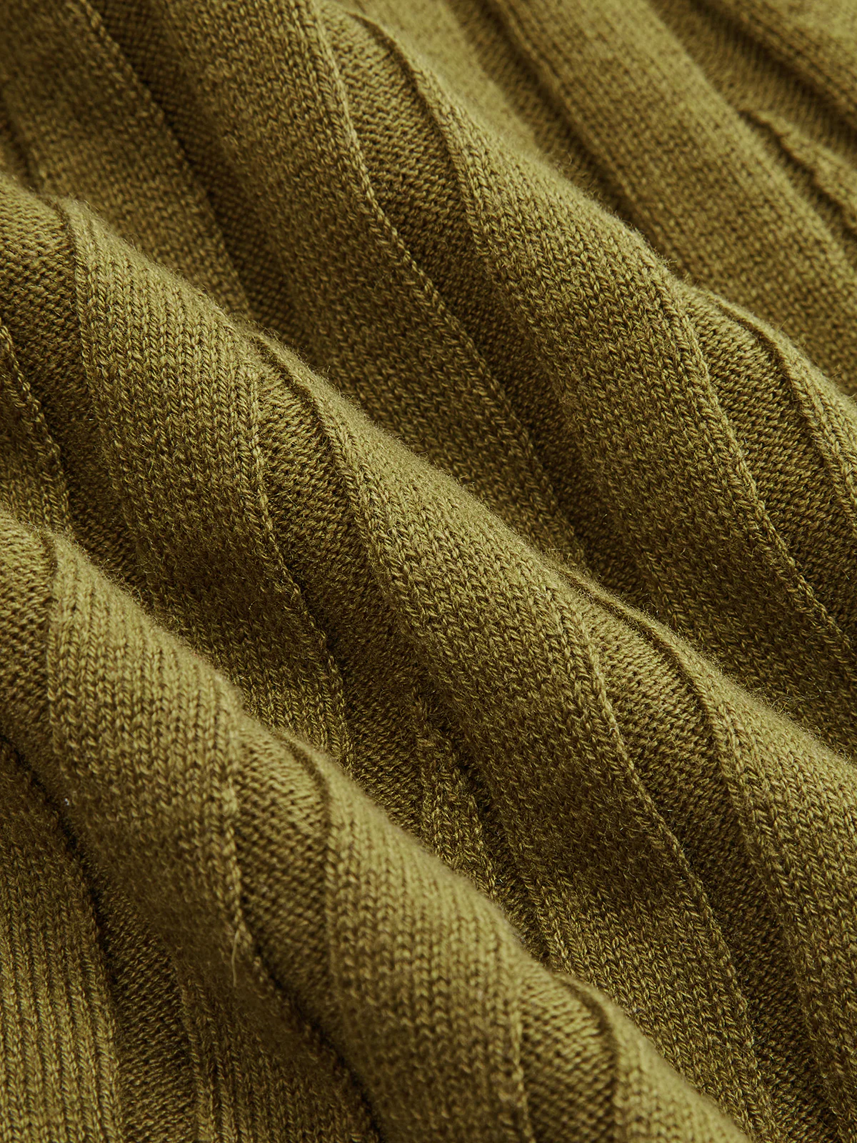 Wool-Blend Ribbed Polo Knit Mini Dress - Image 4