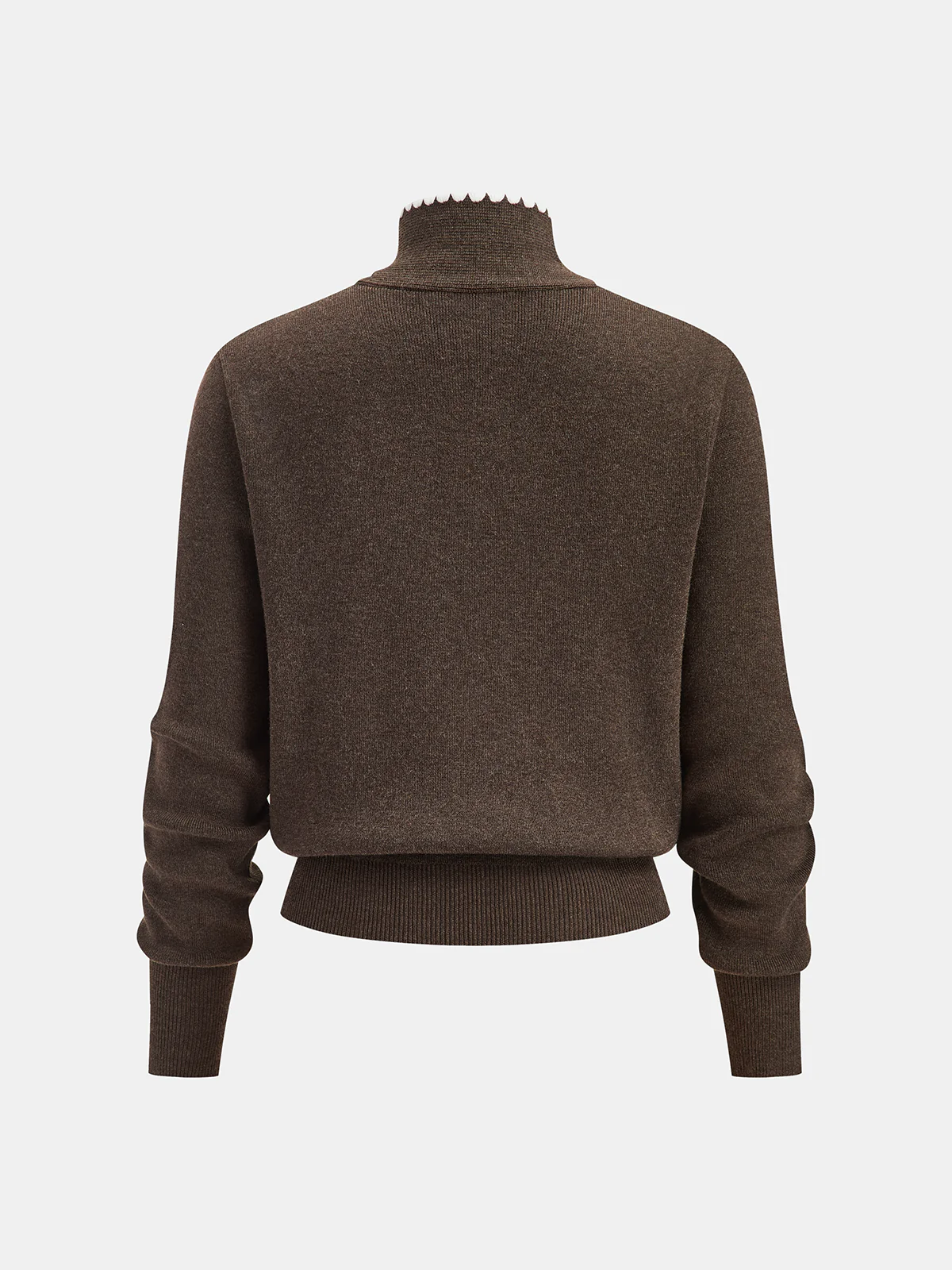 Wool-Blend Tie-Neck Knit Co-ord Set - Image 5