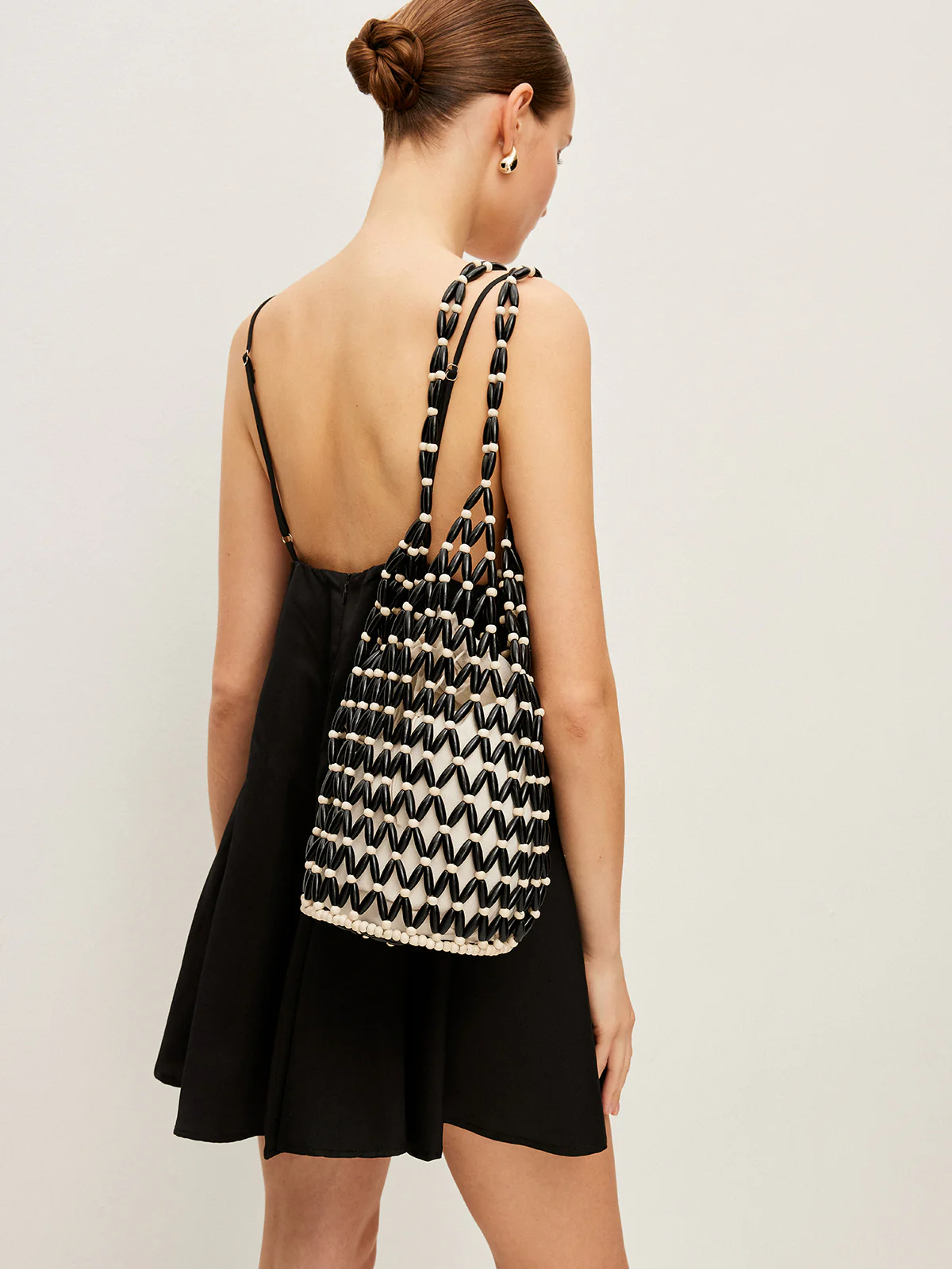 Woven Bead Tote Bag - Image 2