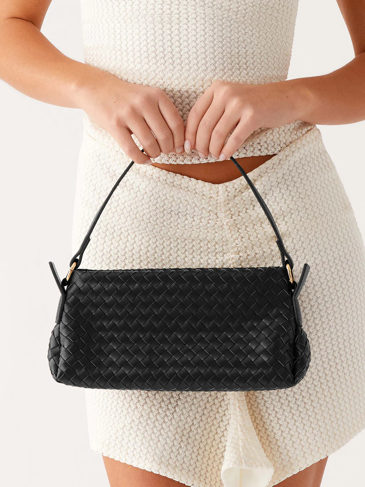 Woven Clutch Shoulder Bag - Image 2