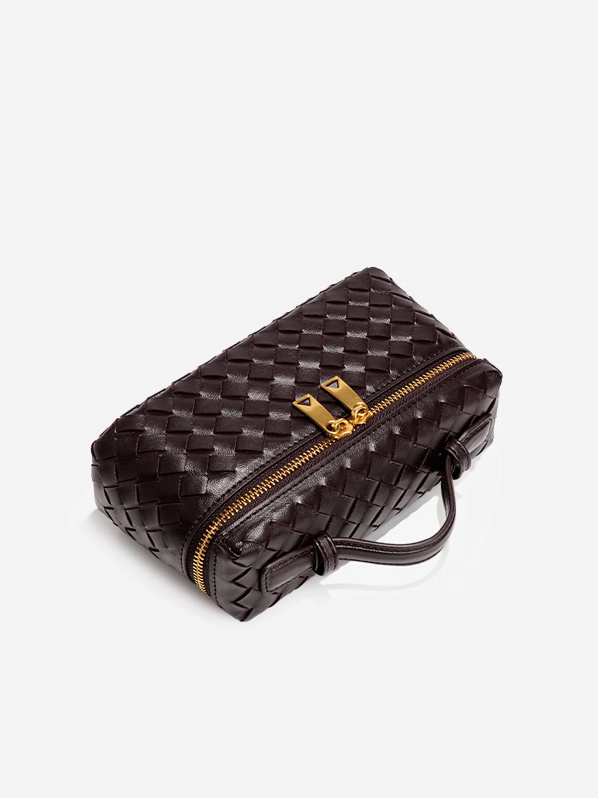 Woven PU Leather Box Bag - Image 3