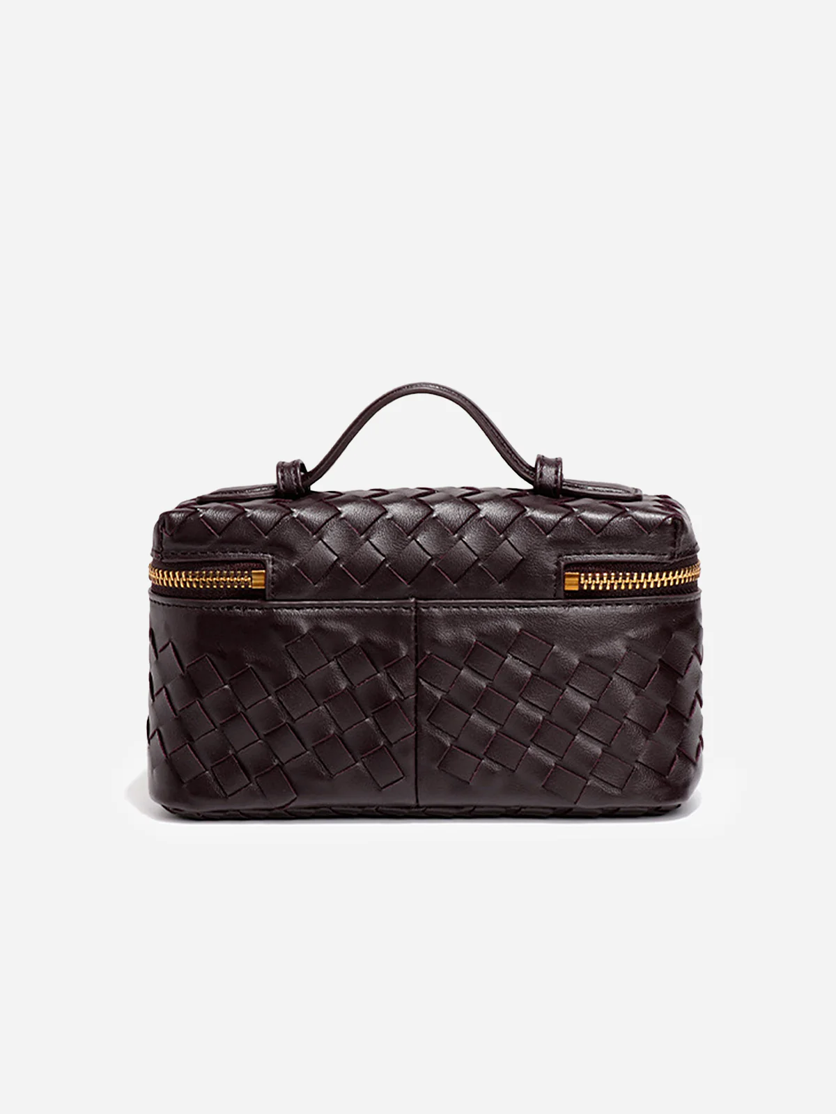 Woven PU Leather Box Bag - Image 4