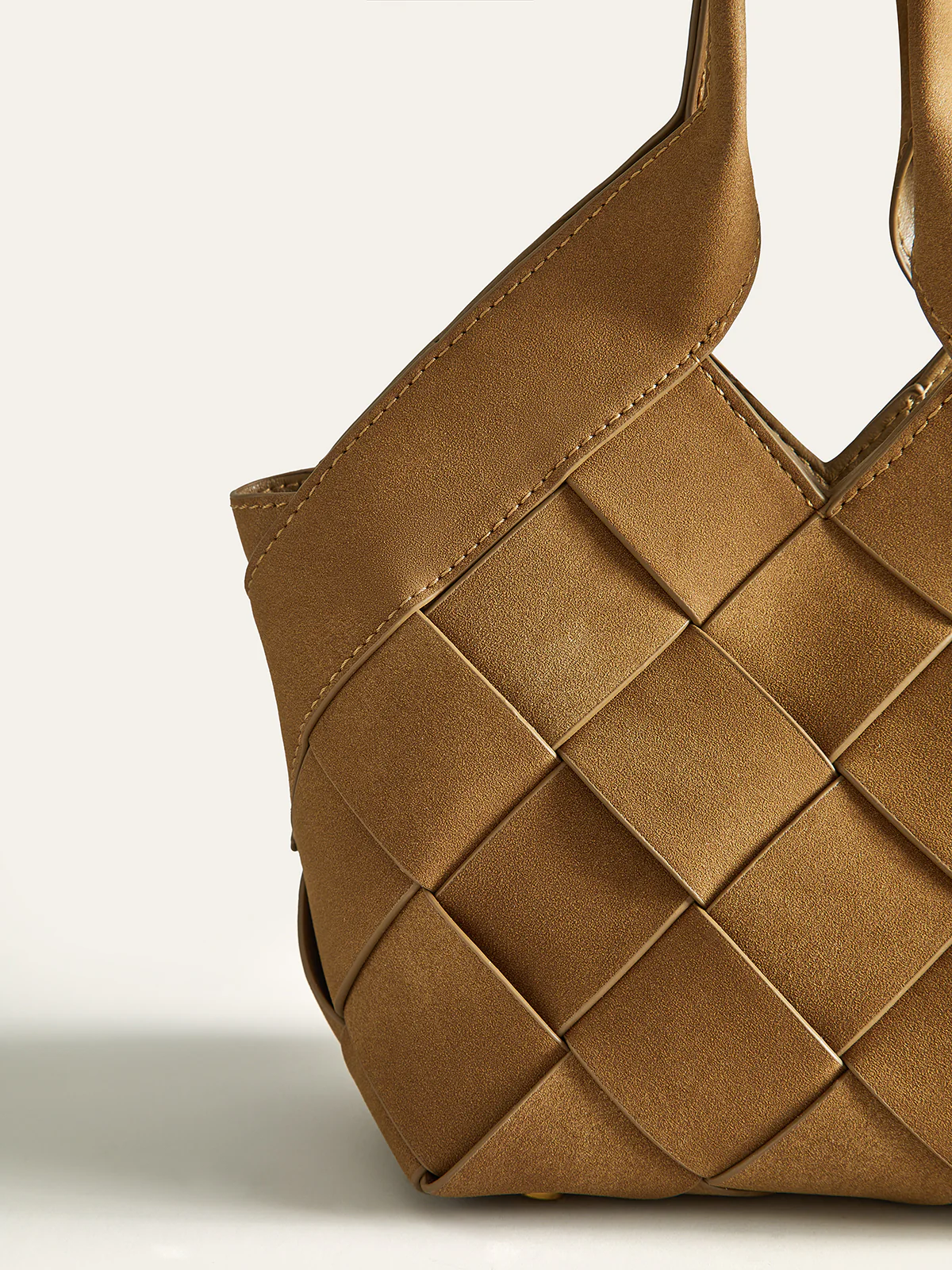 Woven PU Tote Bag - Image 5