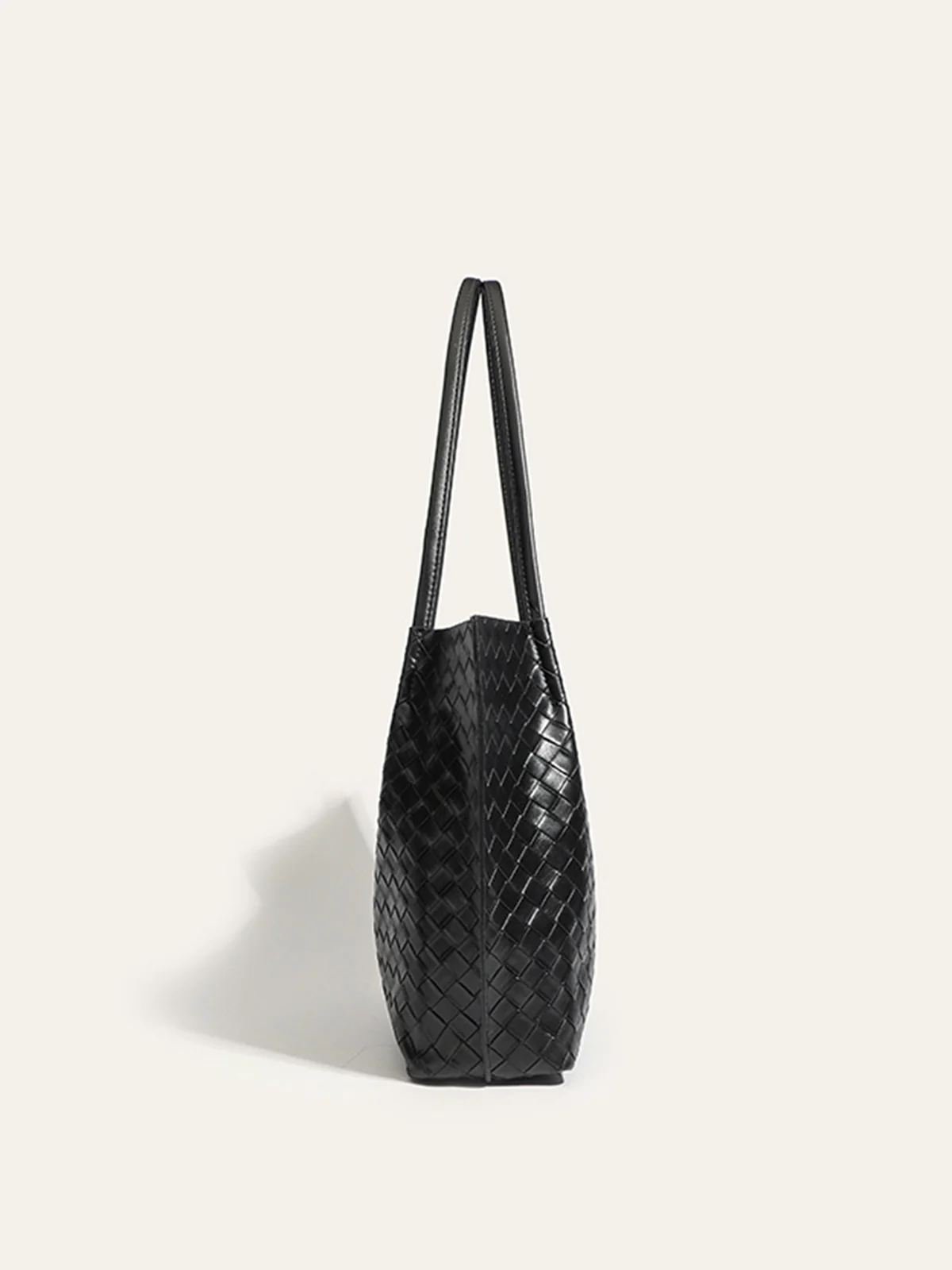Woven PU Tote Bag - Image 4