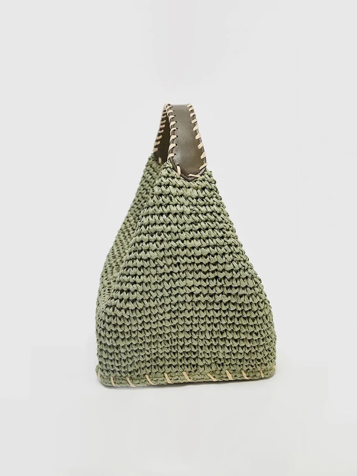 Woven Straw Hobo Bag - Image 2