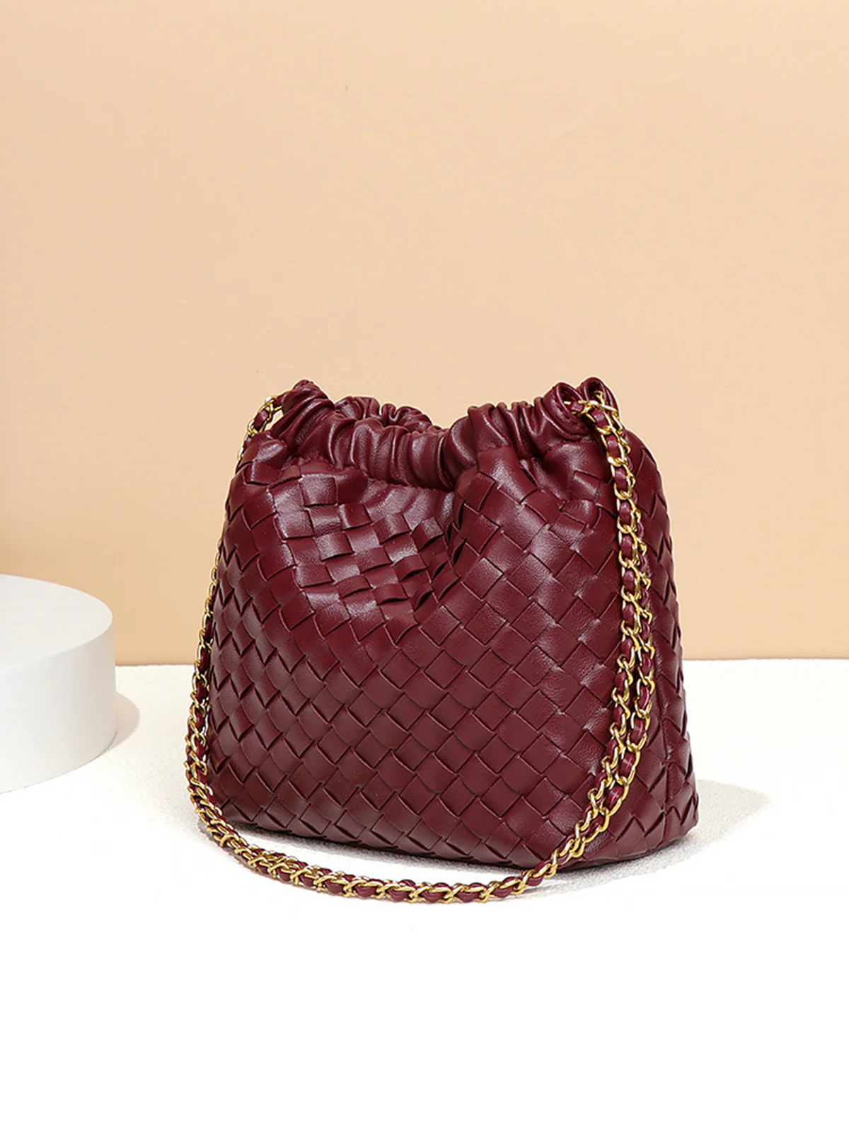 Woven Top-Handle & Shoulder Bag - Image 2