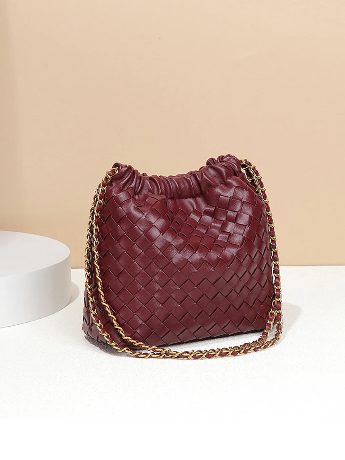 Woven Top-Handle & Shoulder Bag - Image 3
