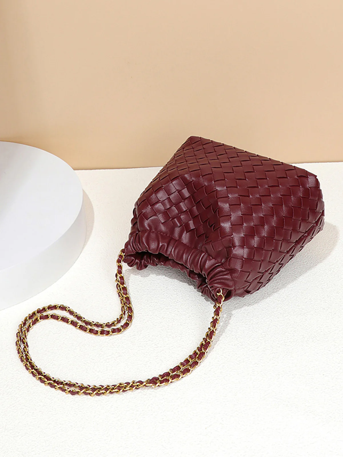Woven Top-Handle & Shoulder Bag - Image 4