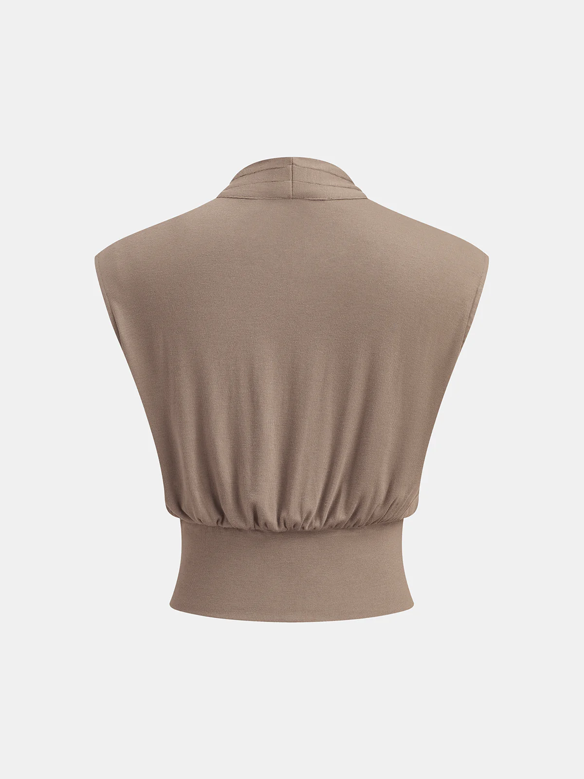 Wrap Cinched Top & Pleated Maxi Skirt Set - Image 3
