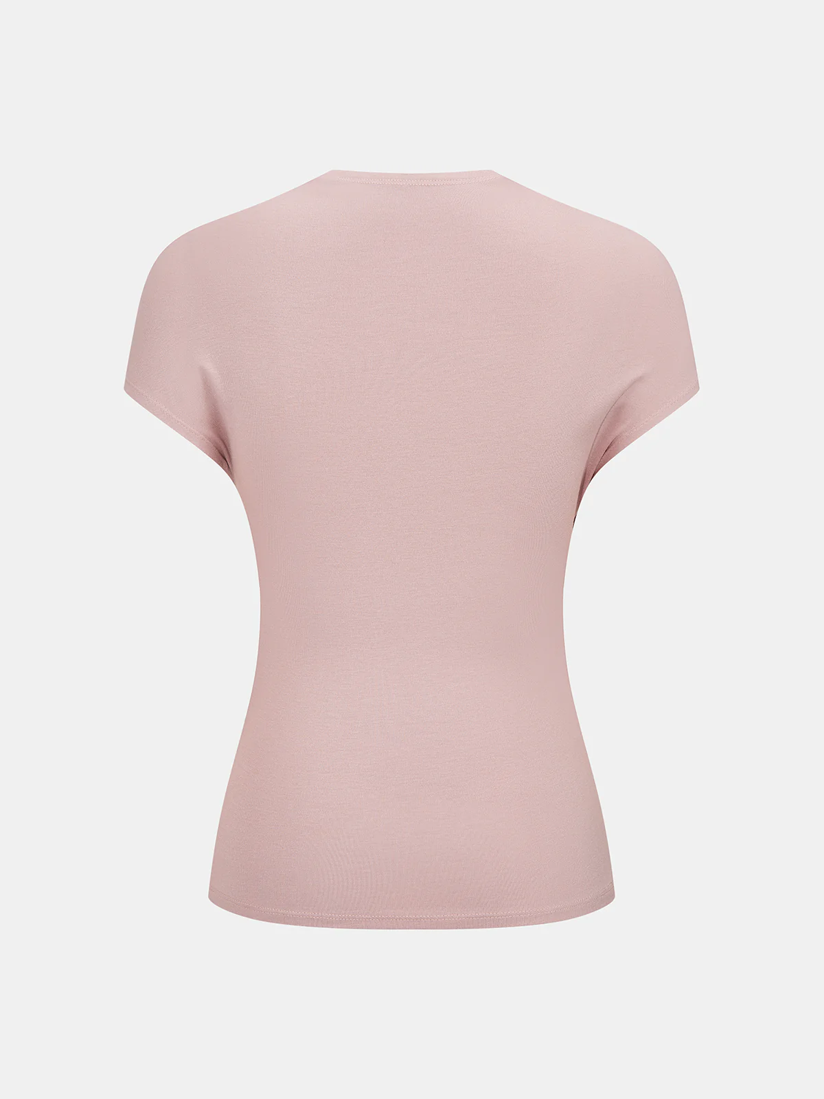 Wrap-Front Ruched Short Sleeve Top - Image 3