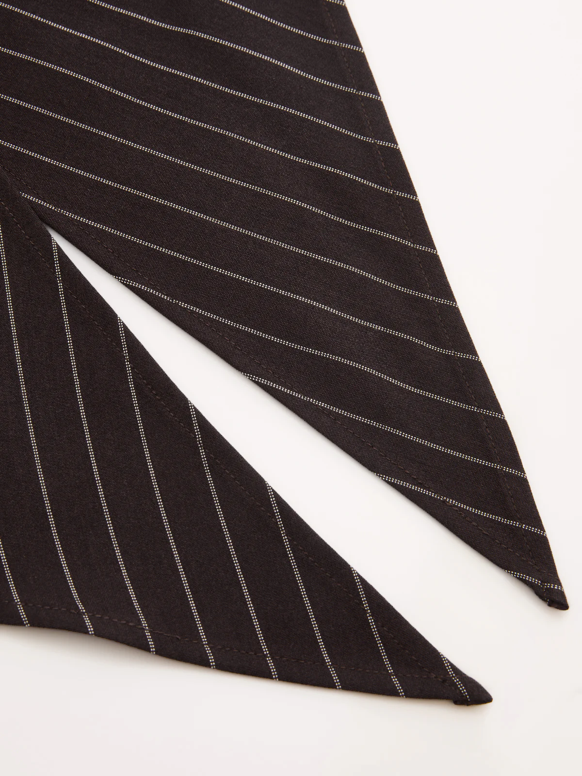 Wrap Tie-Waist Pinstripe Wide-Leg Pants - Image 4