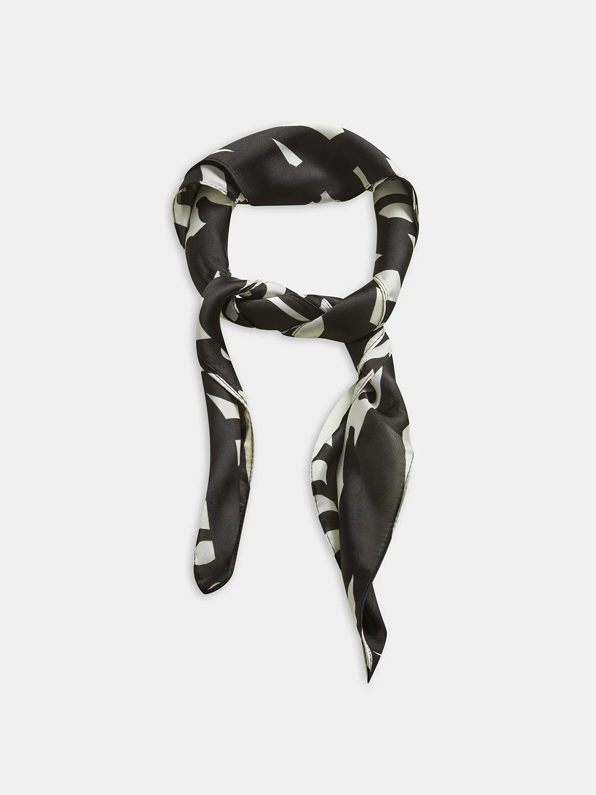 Zebra Print Square Scarf - Image 2