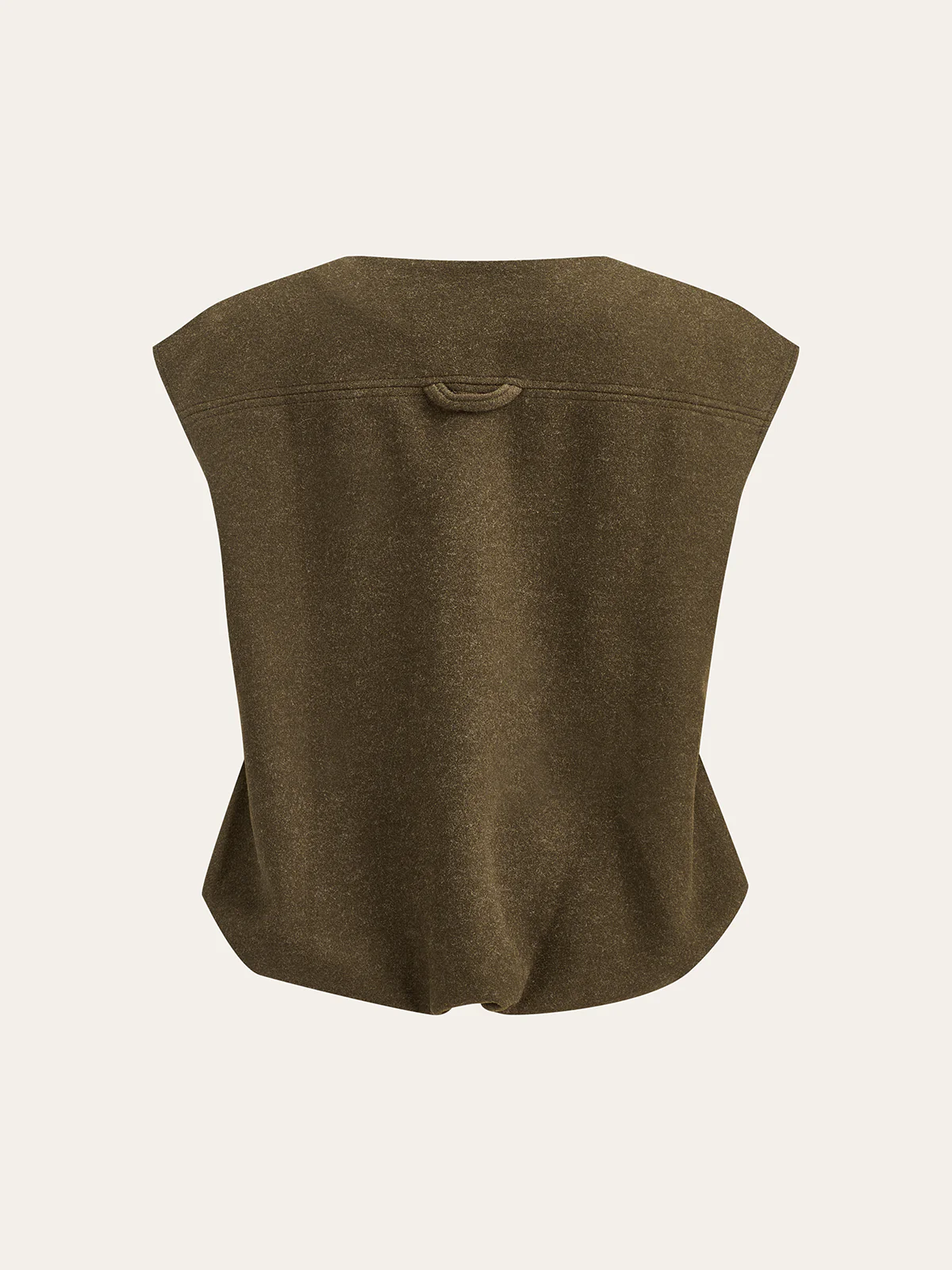 Zip Front Sleeveless Vest - Image 2