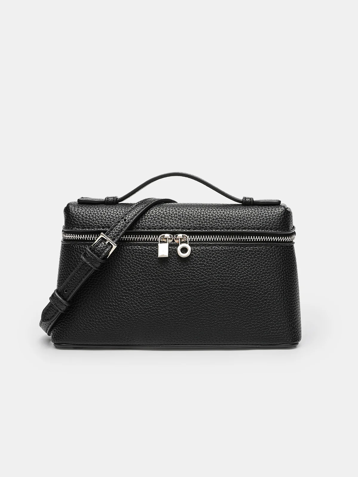Zip-Top Handle Crossbody Bag