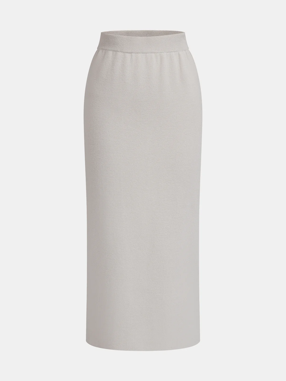 Zipper Cropped Sweater & Midi Skirt Set - Image 4