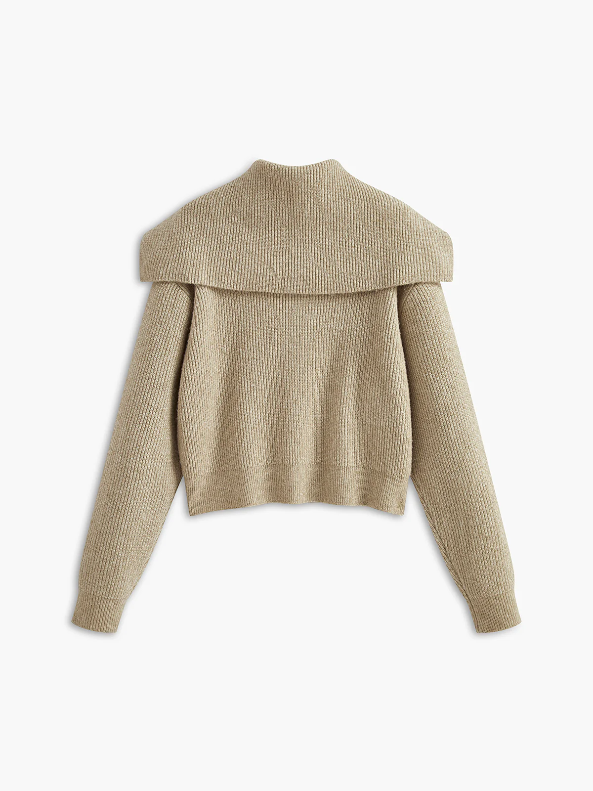 Zipper Pluffy Knit Outerwear - Image 7