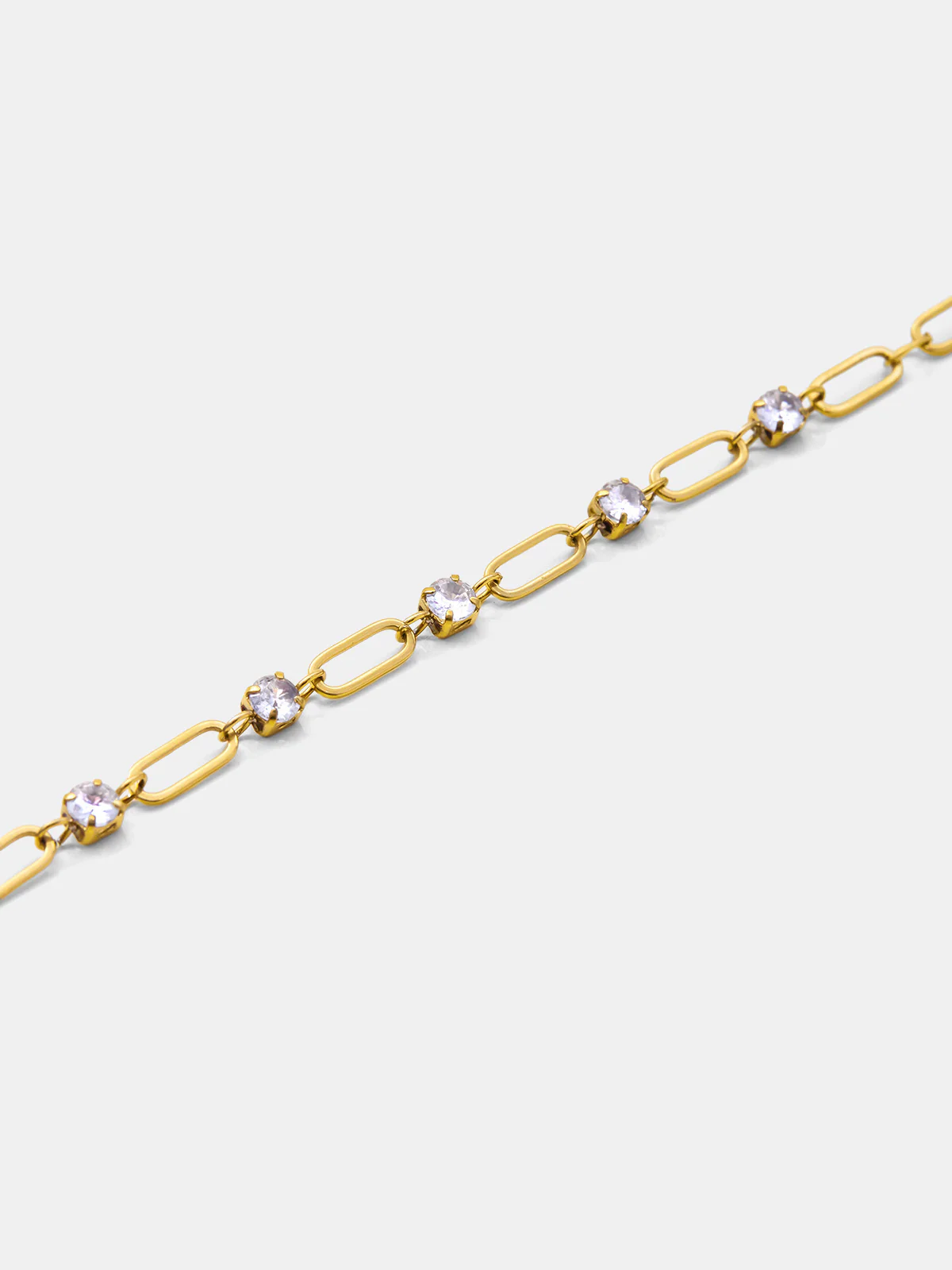 Zircon Accent Link Bracelet - Image 3
